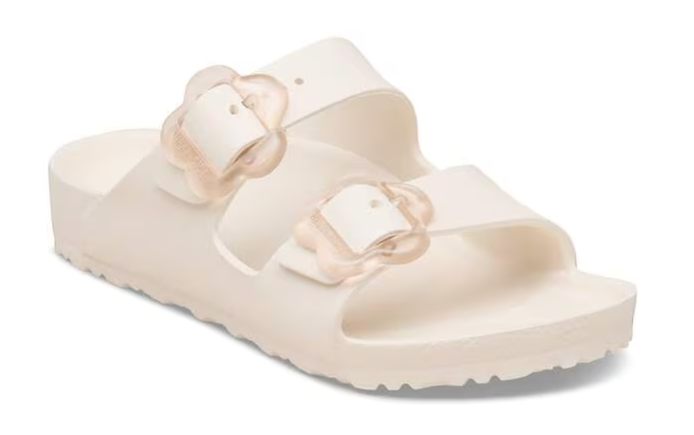Girl's Arizona Flowers Kids - Flor Sandals - Eggshell