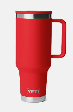 Rambler®  40 oz Travel Straw Mug - Rescue Red