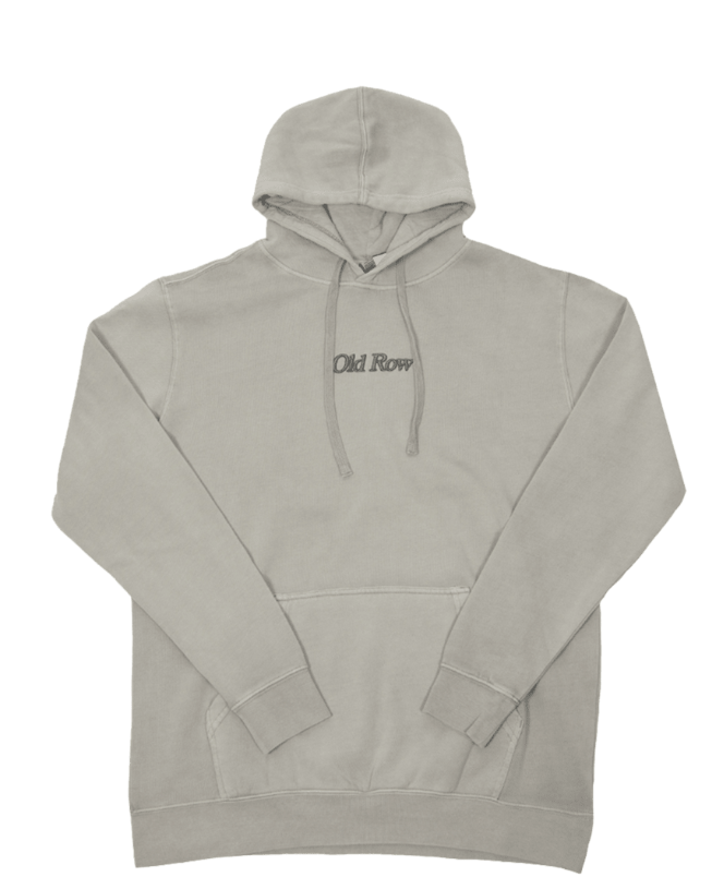 Old Row Raised Embroidery Pigment Dyed Hoodie