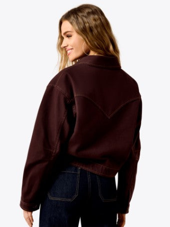 WMS Cavalry Bomber Jacket - Chocolate Plum