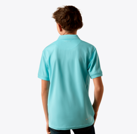 Youth Tek Polo - Angel Blue