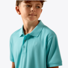 Youth Tek Polo - Angel Blue