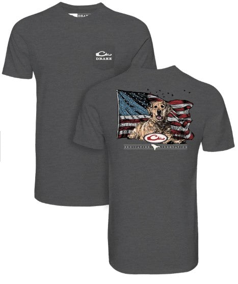 Americana Yellow Lab T SS - Grey