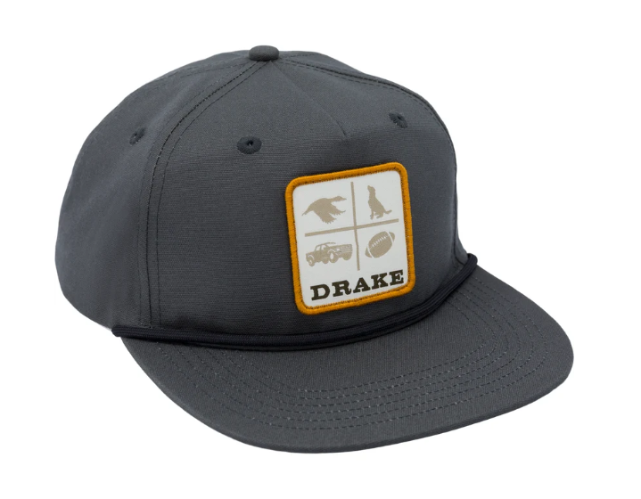 Drake x Lost Hat DDTF Goat Rope Cap - Gunmetal Black