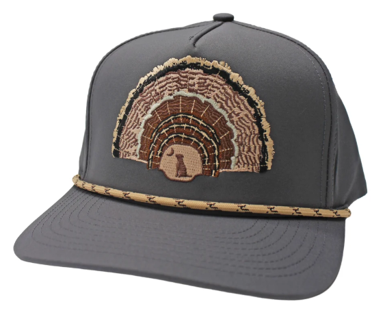 Turkey Mount High Crown Rope Hat - ASH