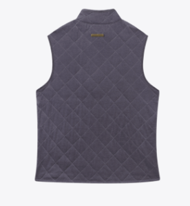 Florence Quilted Vest - WASHED NAVY