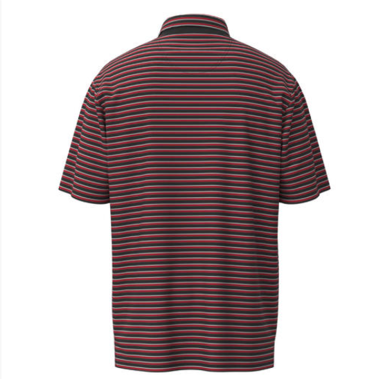 Starting Lineup Stripe Polo - Red Zone