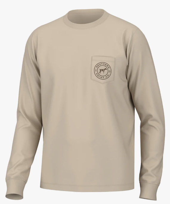 Vintage Camo Greyton LS Tee - Sandstone