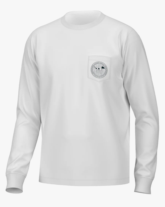 Premium Dry Goods LS Tee - White
