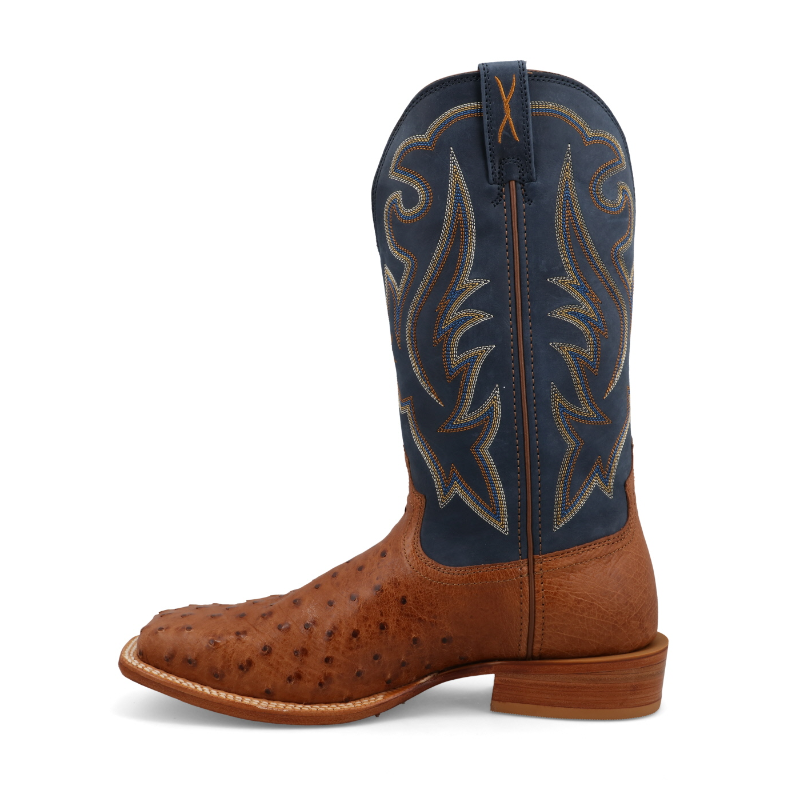 13" Reserve Boot - Chestnut Ostrich & Navy