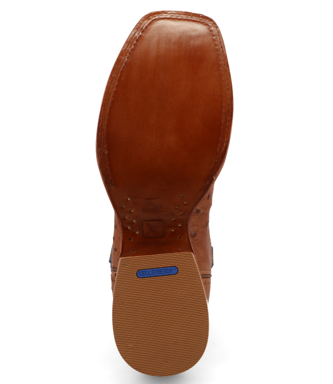 13" Reserve Boot - Chestnut Ostrich & Navy