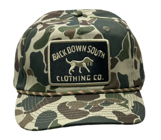 Old School Camo Rope Hat