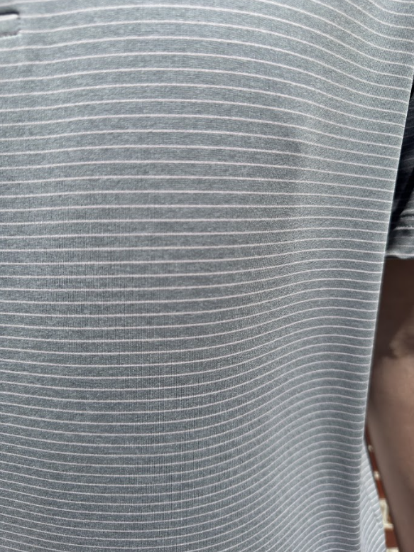 The Offshore Performance Polo - Melange Silver & Pink