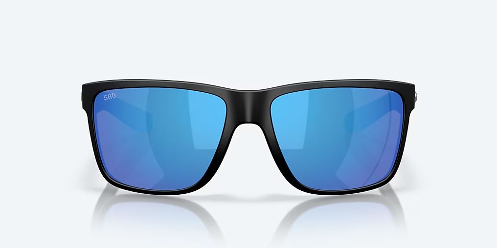 Broadbill II Matte Black Blue Mirror 580G