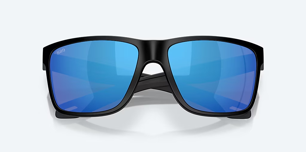 Broadbill II Matte Black Blue Mirror 580G
