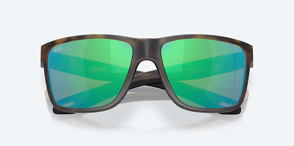 Broadbill II Matte Tortoise Green Mirror 580G