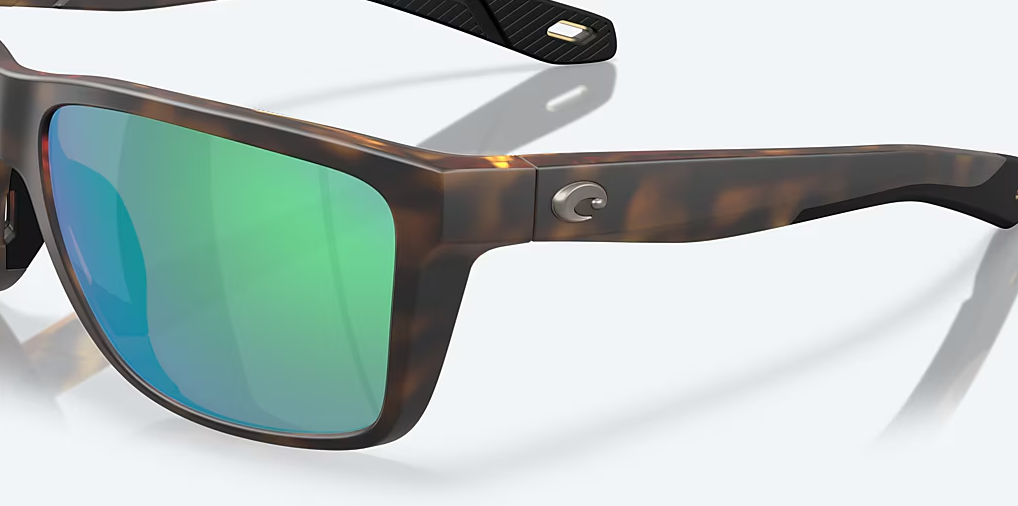 Broadbill II Matte Tortoise Green Mirror 580G