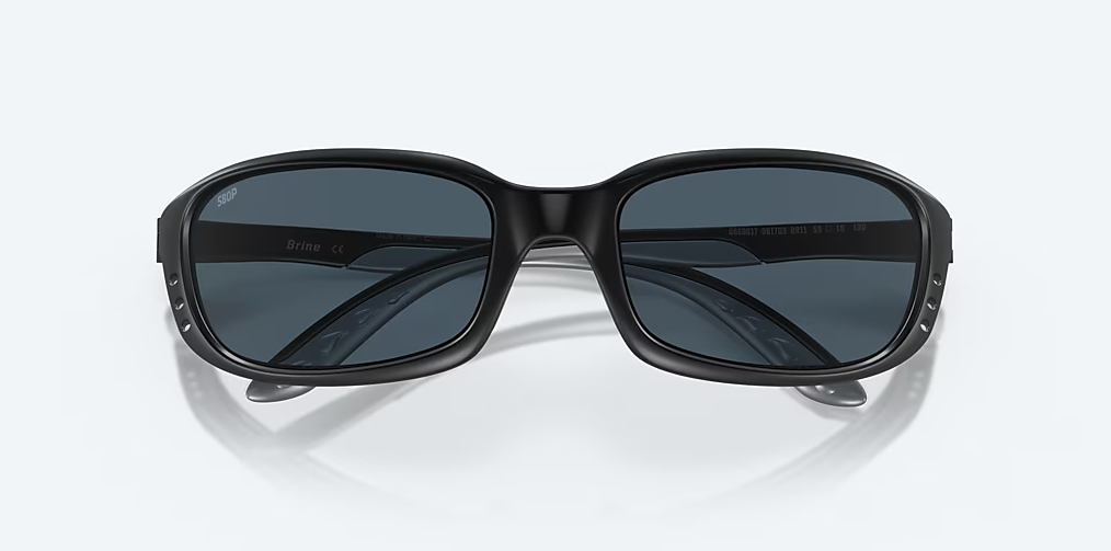 Brine Matte Black Gray Mirror 580P