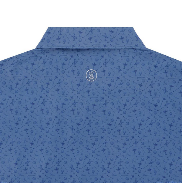 Barstool Golf x 2025 Ryder Cup Liberty Printed Polo - Navy