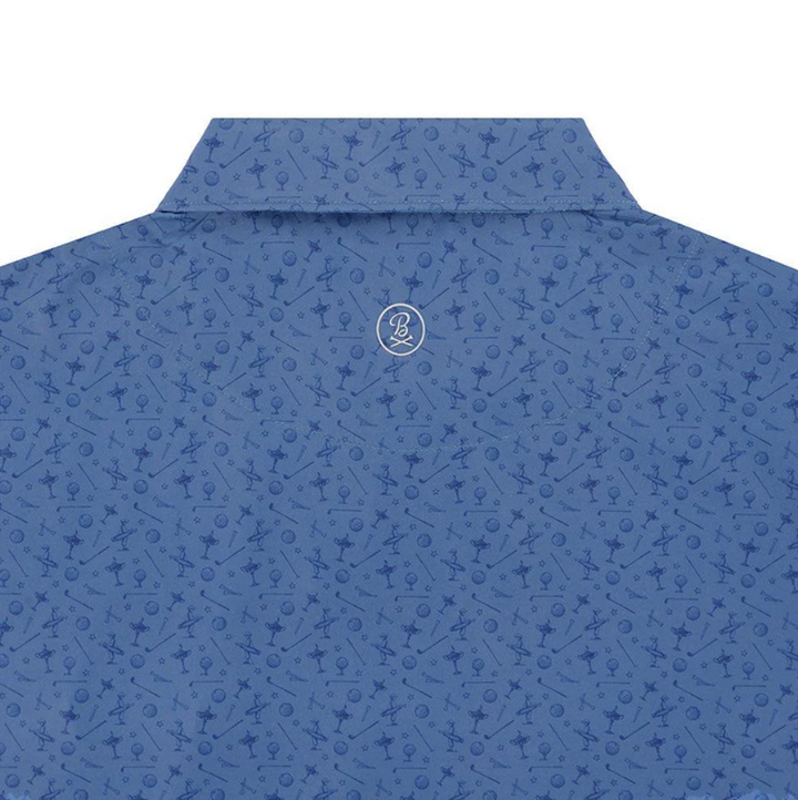 Barstool Golf x 2025 Ryder Cup Liberty Printed Polo - Navy