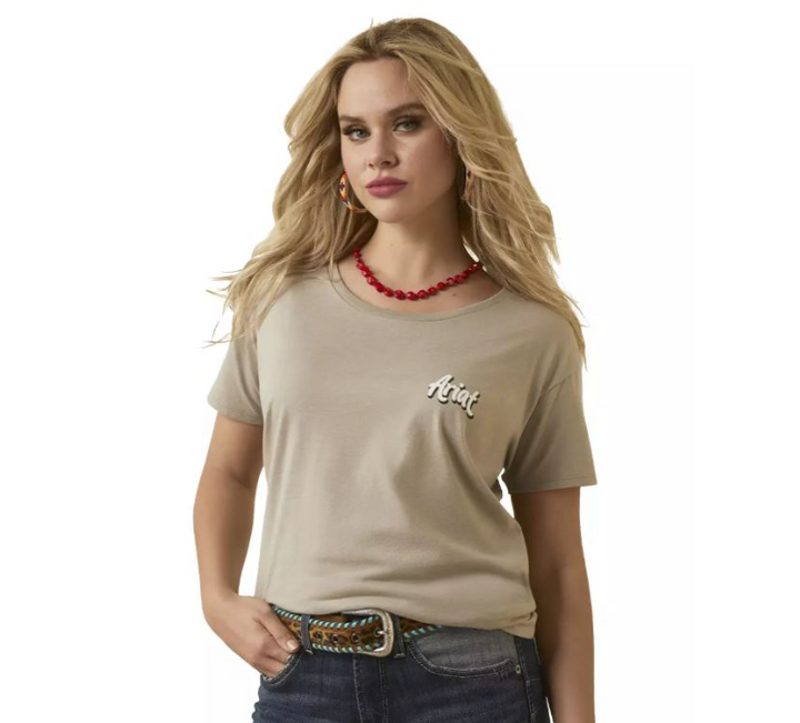 Ladies Ariat Farm On Graphic Tee