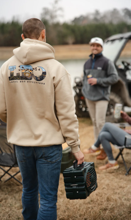 Youth Brushwood Hoodie - LBO Marsh Scene