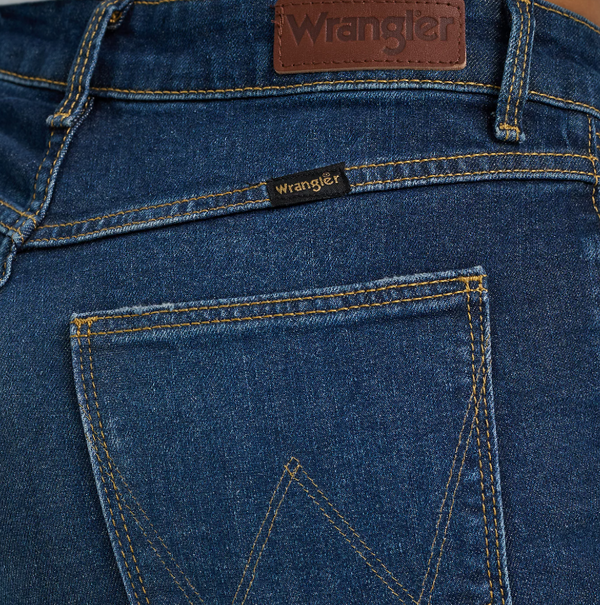 Women's Wrangler® High Rise True Straight Leg Jean - Berry Dark