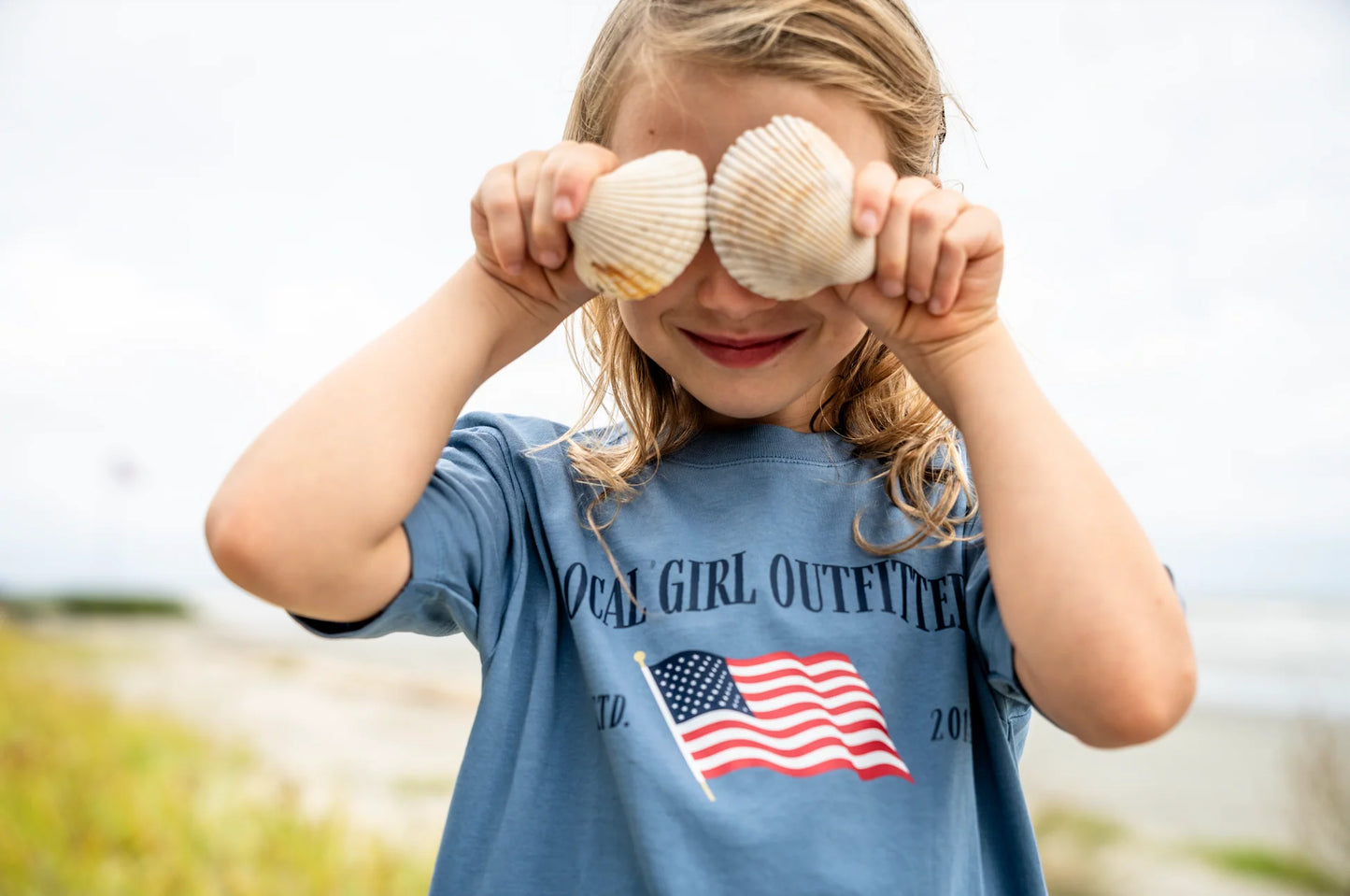LG Youth Stars & Stripes T-Shirt - Slate
