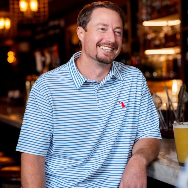 Edisto Polo - Marina & White