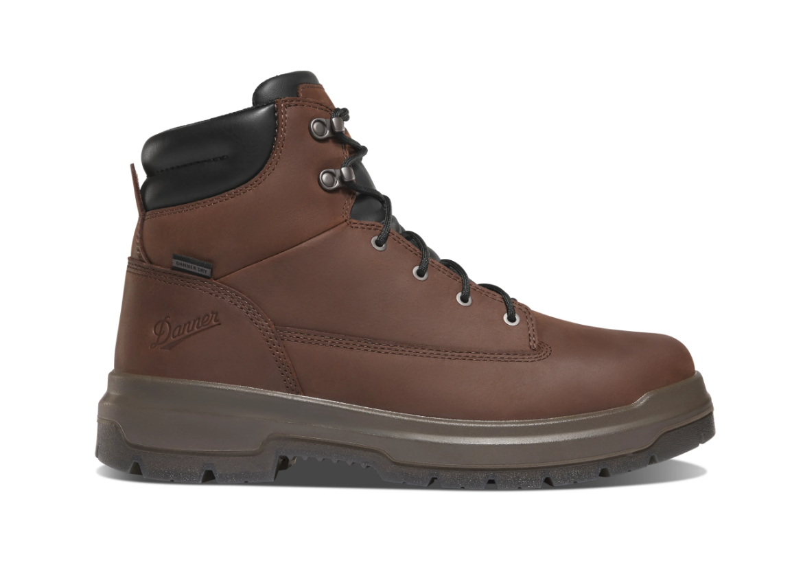 Men's Ground Control 6" Steel Toe - Brown