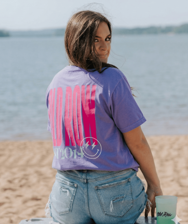 Old Row Chicks Pocket Tee - Violet