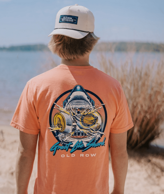 Great Lite Shark Pocket Tee - Melon