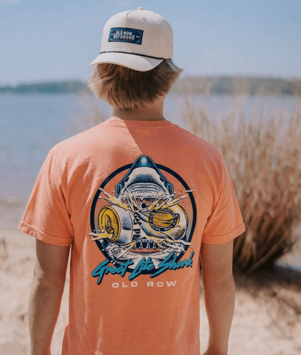 Great Lite Shark Pocket Tee - Melon