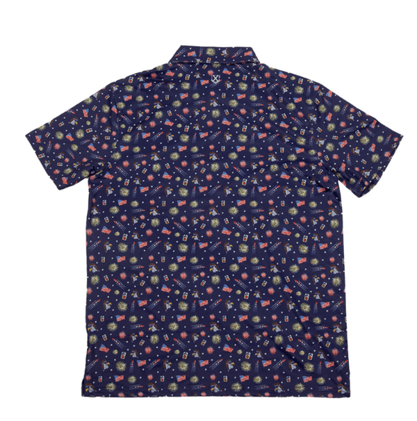 Old Row USA Polo - Navy