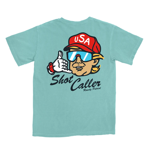Shot Caller Tee - Chalky Mint
