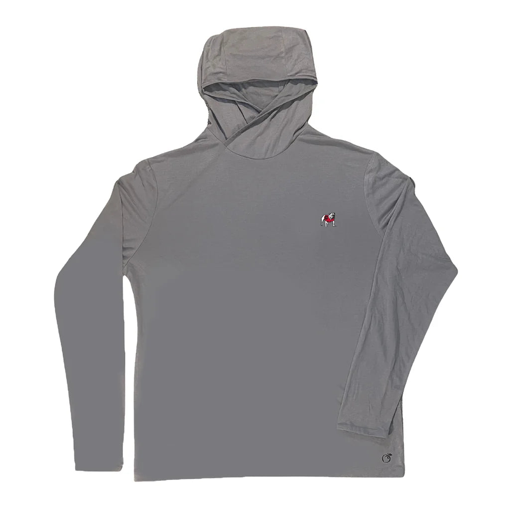 Standing Dawg Lightweight Performance Hoodie - Gray