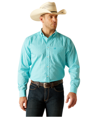 Stanley Classic Fit Long Sleeve Fit Shirt - Peacock Blue