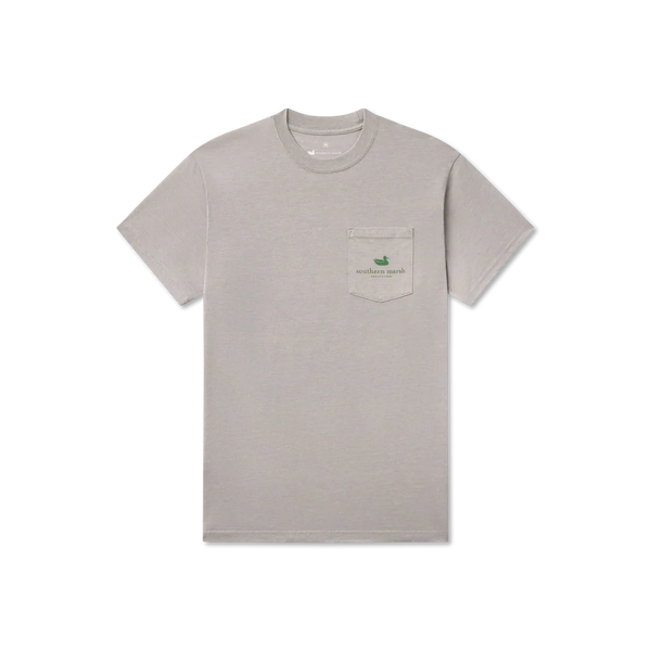 SEAWASH Tee - Branding - Flagstick - Light Gray