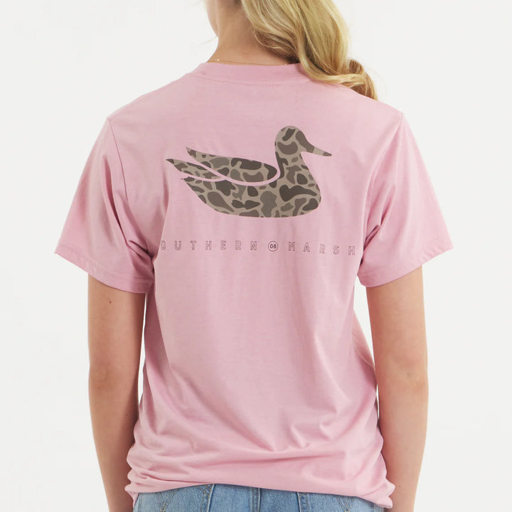 SEAWASH™ Tee - Retro Duck Originals- Cherry Blossom