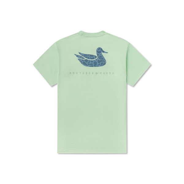 SEAWASH™ Tee - Retro Duck Originals  - Seafoam