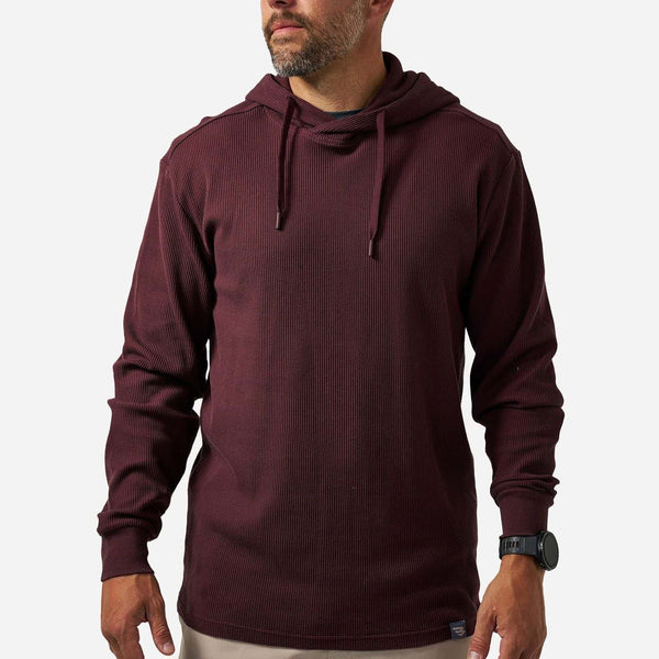 Thermal Hoodie - Maroon