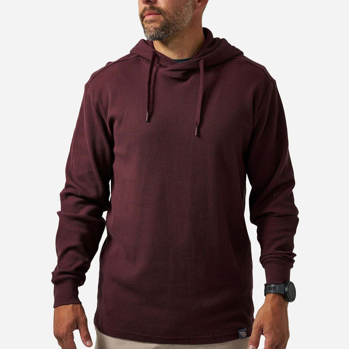 Thermal Hoodie - Maroon