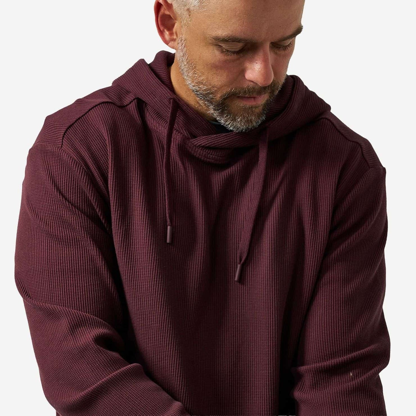 Thermal Hoodie - Maroon