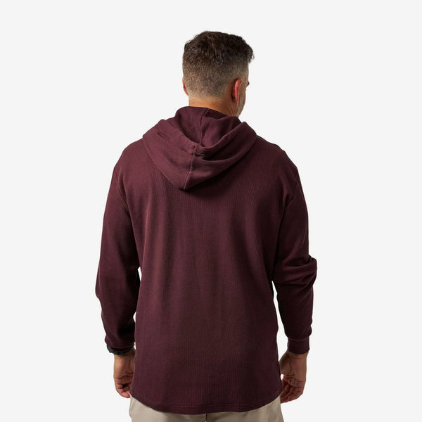 Thermal Hoodie - Maroon