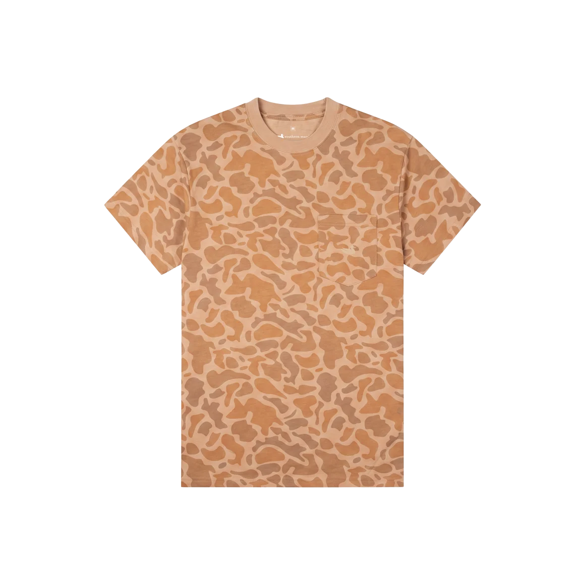 Youth SEAWASH™ Originals Tee - Branding - 08 Duck - Camo Camel