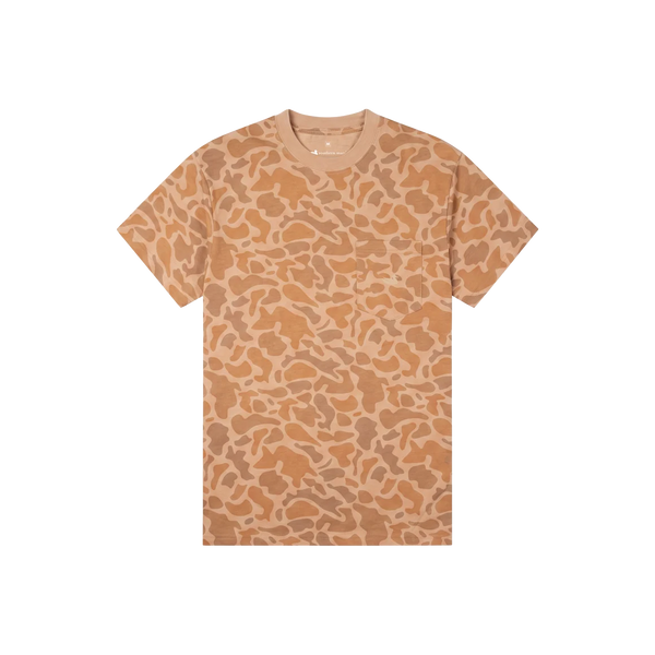 Youth SEAWASH™ Originals Tee - Branding - 08 Duck - Camo Camel