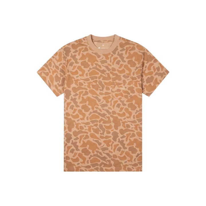 Youth SEAWASH™ Originals Tee - Branding - 08 Duck - Camo Camel