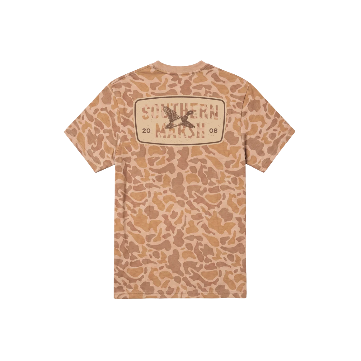Youth SEAWASH™ Originals Tee - Branding - 08 Duck - Camo Camel