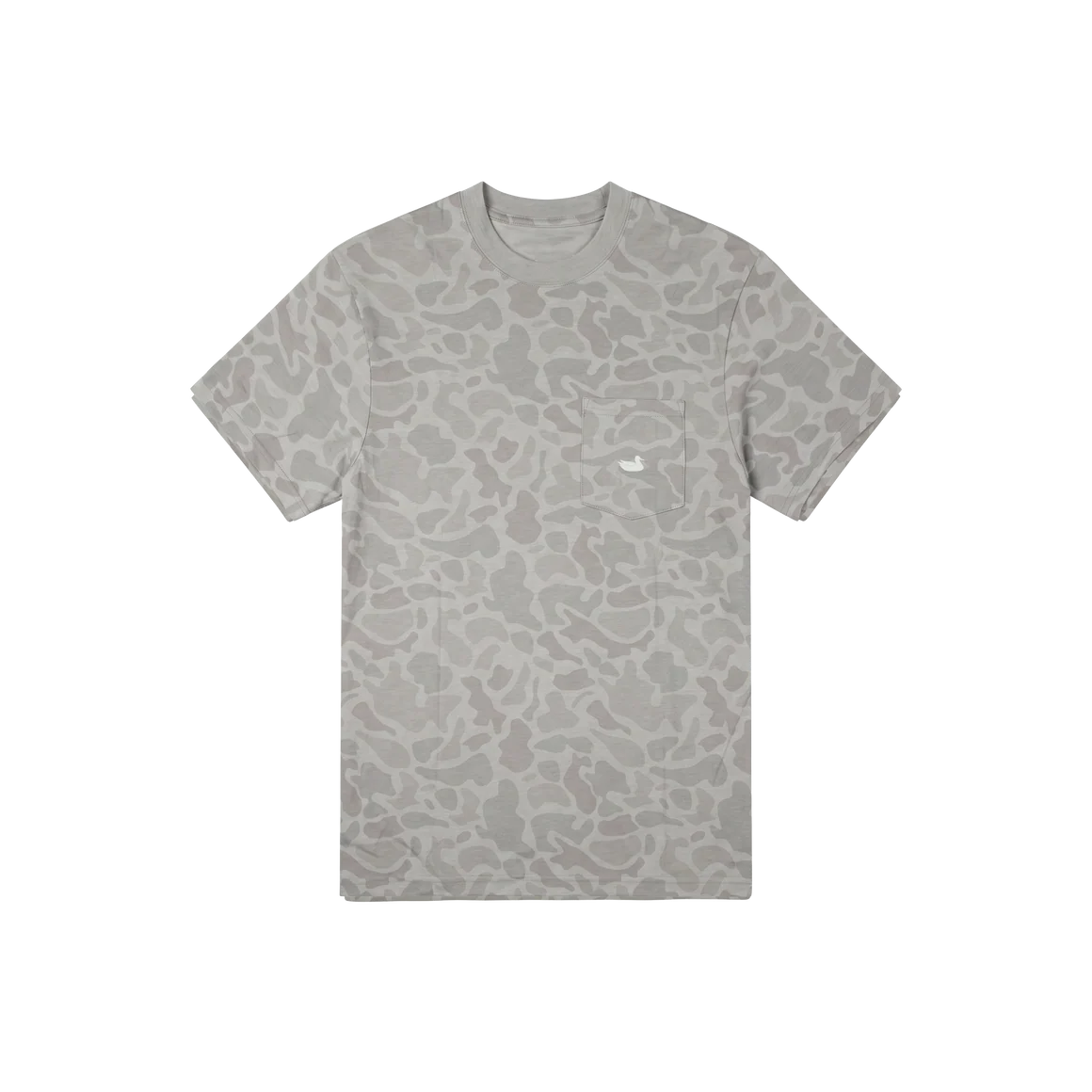 Youth SEAWASH™ Originals Tee - Branding - 08 Duck - Camo Light Gray