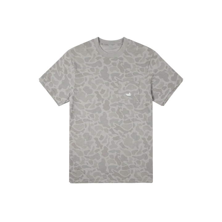 Youth SEAWASH™ Originals Tee - Branding - 08 Duck - Camo Light Gray